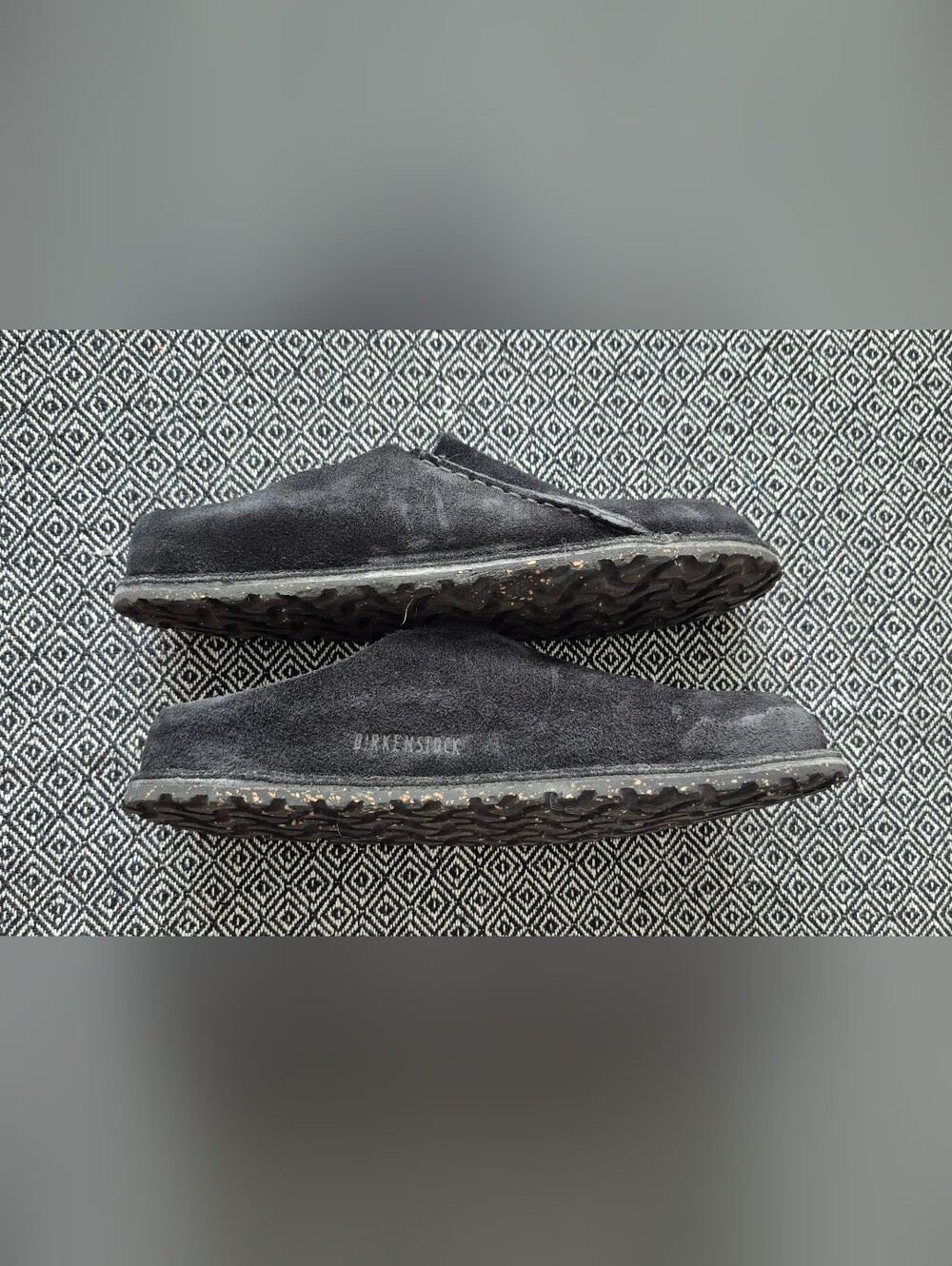 Birkenstock Zermatt Black Suede Mules / Slippers Size 9 (40) - Picture 9 of 11